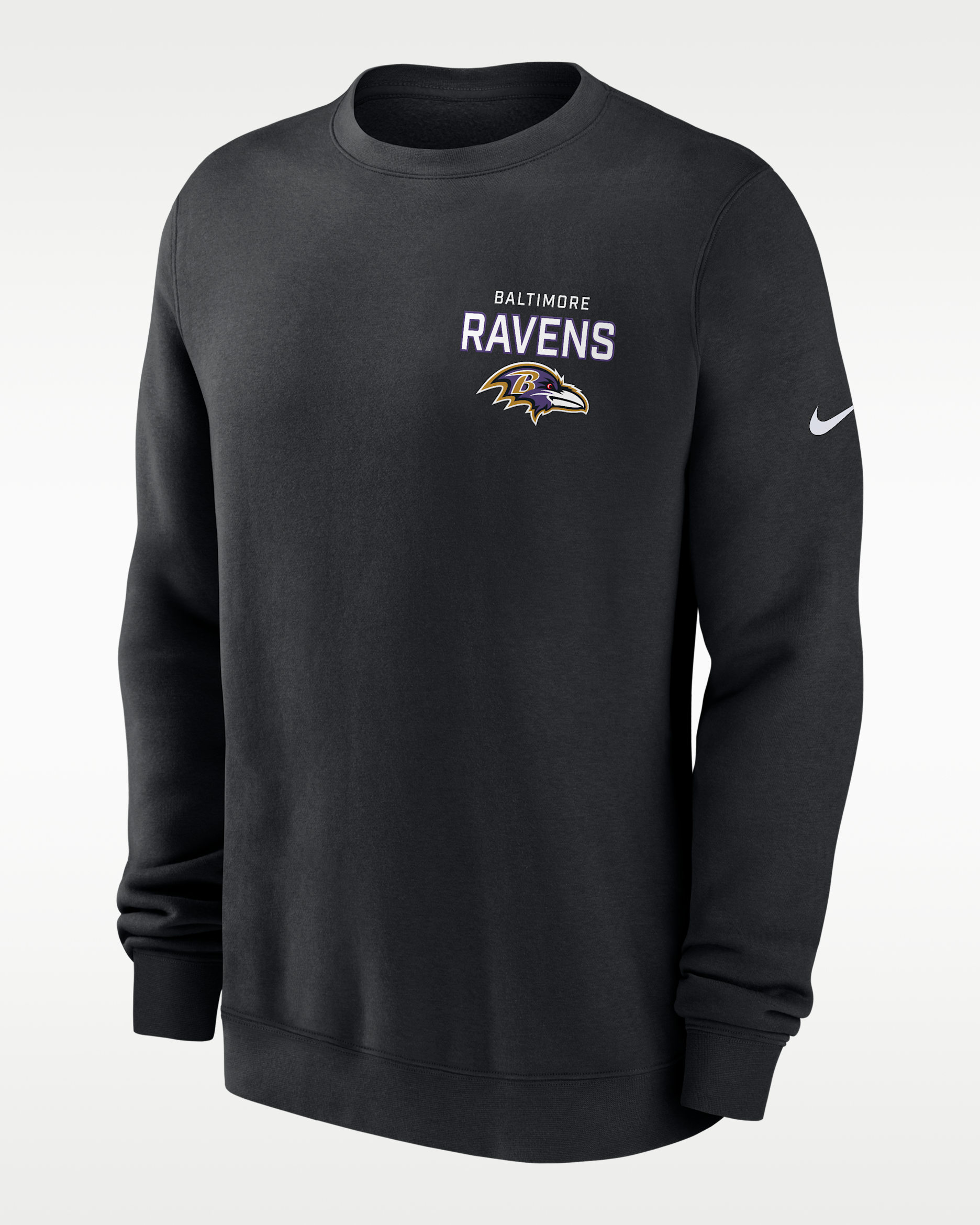 Baltimore Ravens Draw Block Club Men's Nike NFL Pullover Crew